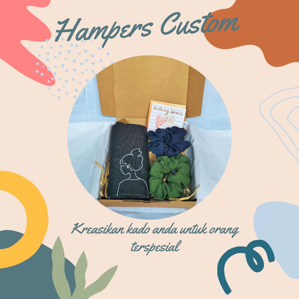 

Hampers Custom - Hampers Hijab - Hampers Snack - Hampers Jajan