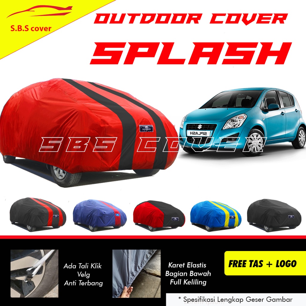 Body Cover Mobil Splash Sarung Mobil Splash/Picanto/Brio/agya/ayla/jazz/jazz lama/yaris/yaris lama