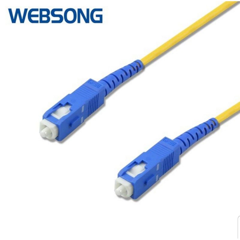 Kabel Fiber Optic Patch Cord SC to SC UPC 5M Indihome WEBSONG