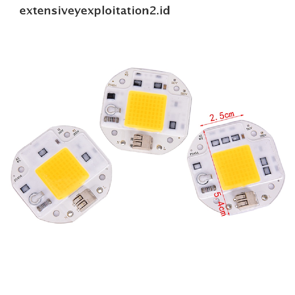 Id Chip Lampu Sorot LED COB 100W 70W 50W 220V Bahan Aluminum