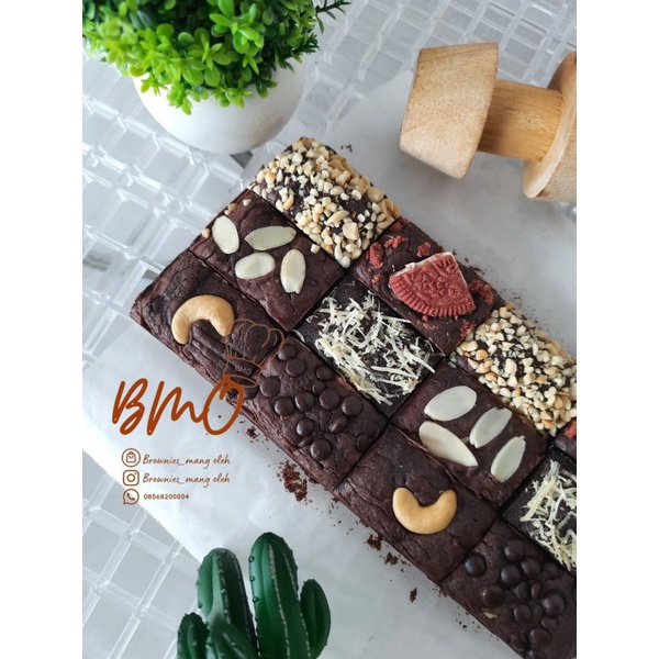 

Brownies fudgy mang oleh