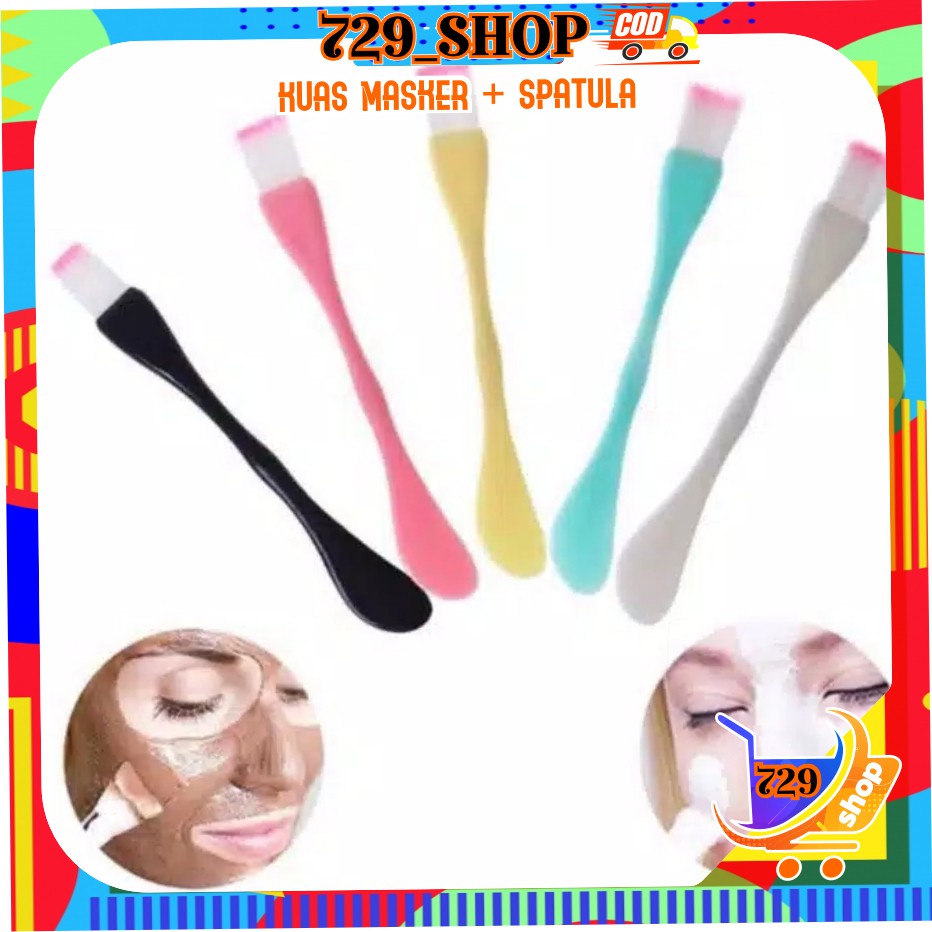 Kuas Masker + Spatula Korean Style Import Best Seller