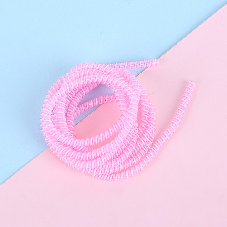 PANJANG 1,4 M TALI PELINDUNG KABEL SPIRAL CORD PROTECTOR LILIT 2 WARNA (VC)