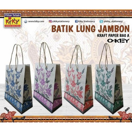 

KIKY okey Paper bag batik A (PERPAK = 10 pcs)