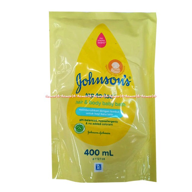 Johnson Top To Toe 400ml  Baby Wash Sabun Mandi Cair Sabun Bayi Refil 400mL Johnson's