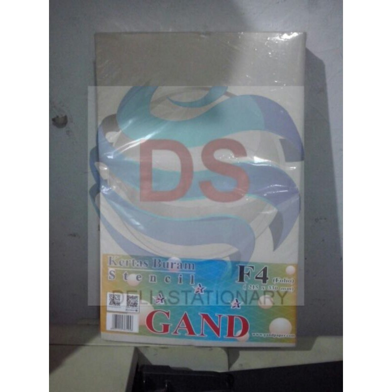 

KERTAS BURAM UKURAN F4 FOLIO MEREK GAND