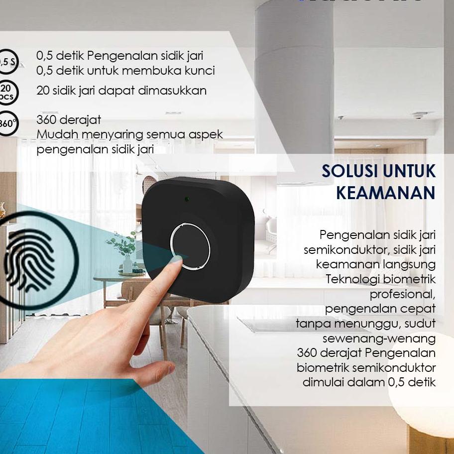 Bagus Banget.. Kadonio kunci kabinet elektronik Kunci Sidik Jari Elektrik laci lemari Kabinet Kantor