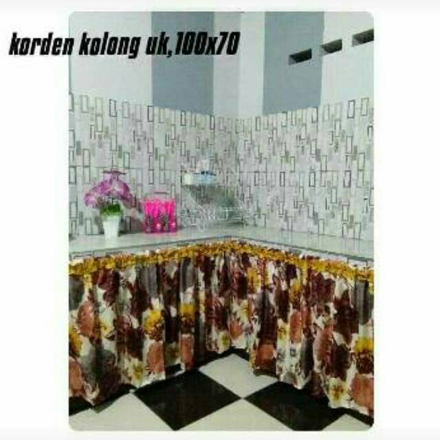 Tirai kolong dapur /Gorden kolong dapur