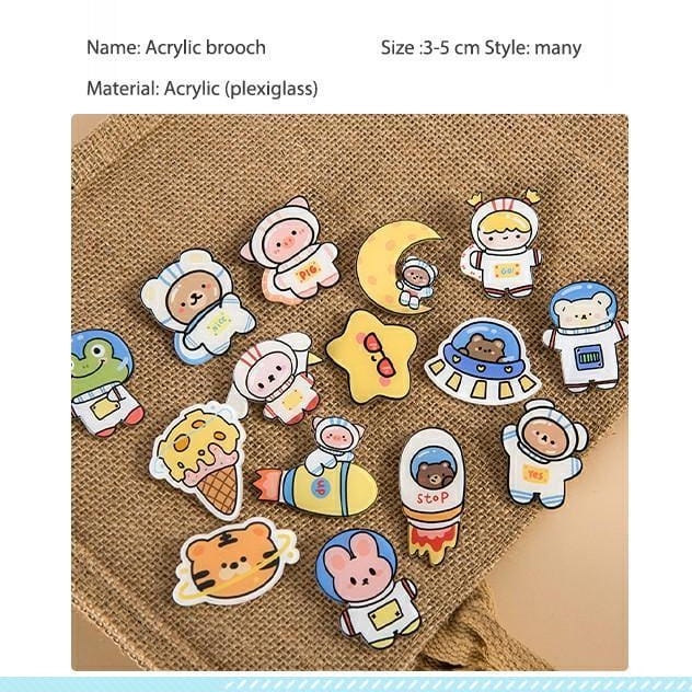 CUTE PIN BROOCH PIN BROS ACRYLIC KOREAN STYLE