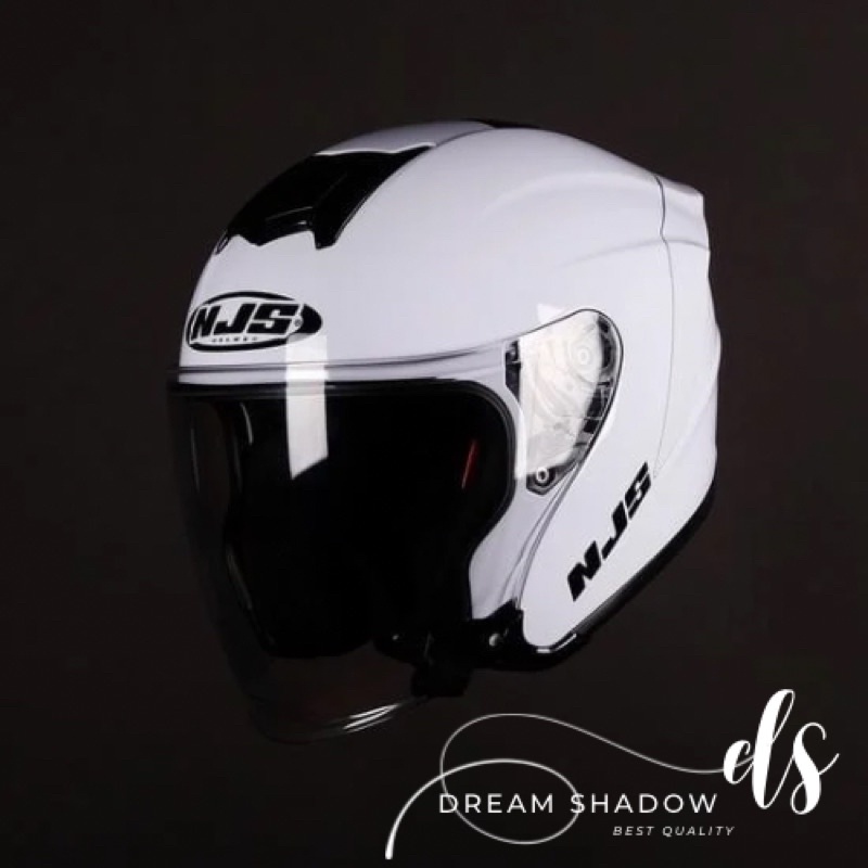 Jual NJS KAIROZ SOLID SERIES HELM HALF FACE (READY) Shopee Indonesia