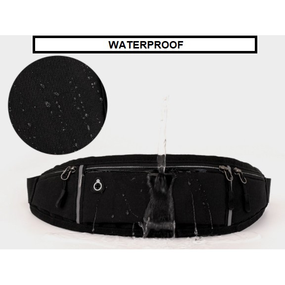 Tas Pinggang Olahraga Waterproof / Sport Belt  / Sport Waist Bag