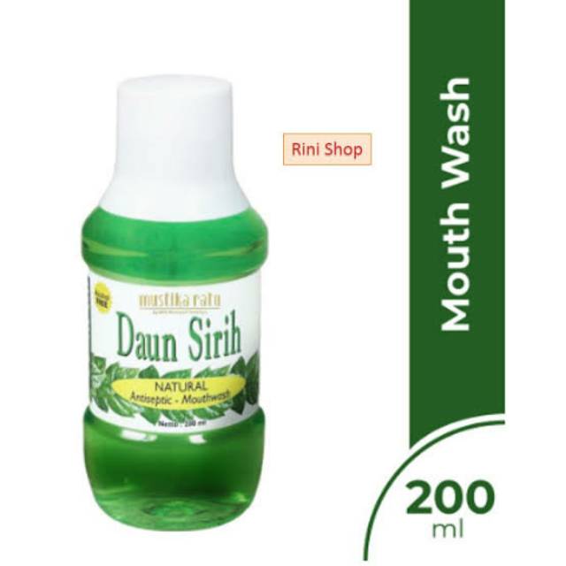 Obat kumur daun sirih 200 ml mustika ratu