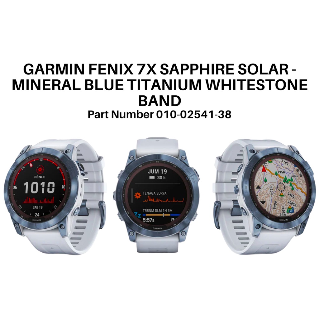 GARMIN SMARTWATCH FENIX 7X SAPPHIRE SOLAR GPS WATCH NEW GARANSI RESMI TAM