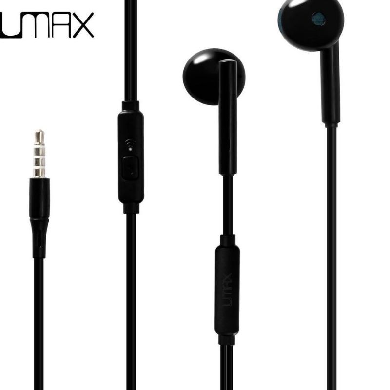 Handsfree hanset headset earphone  Umax Cllasic C-06 Stereo Earphones siper extra bass non karet