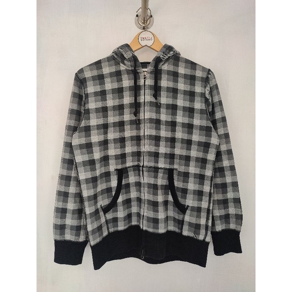 ZIP HOODIE UNIQLO TARTAN