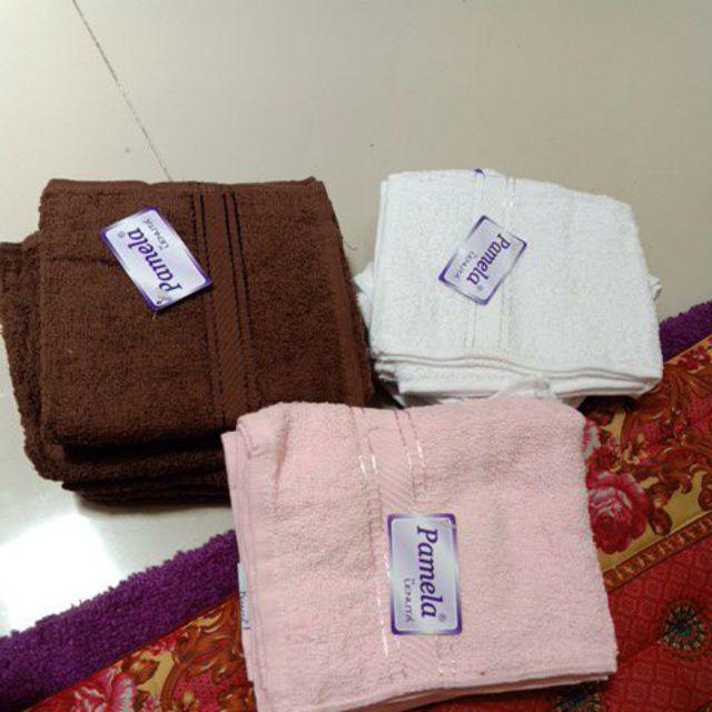 Best Seller!!! Pamela Lenuta-handuk Sport Olahraga Polos Premium Quality Uk 30x70 Coklat
