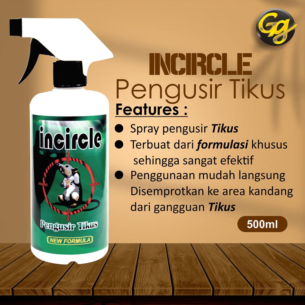 INCIRCLE RACUN TIKUS 500 ML PESTISIDA UMPAN TIKUS