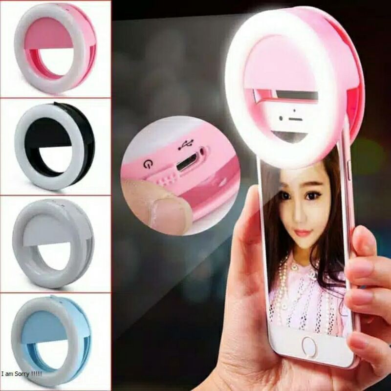 ⭐️ Jendela Kosmetik ⭐️ Ring Light Selfie / Lampu Selfie Bulat / Ring selfie / Selfie Ring / Lampu / Lampu Sefie / Lampu Ring / Lampu Led