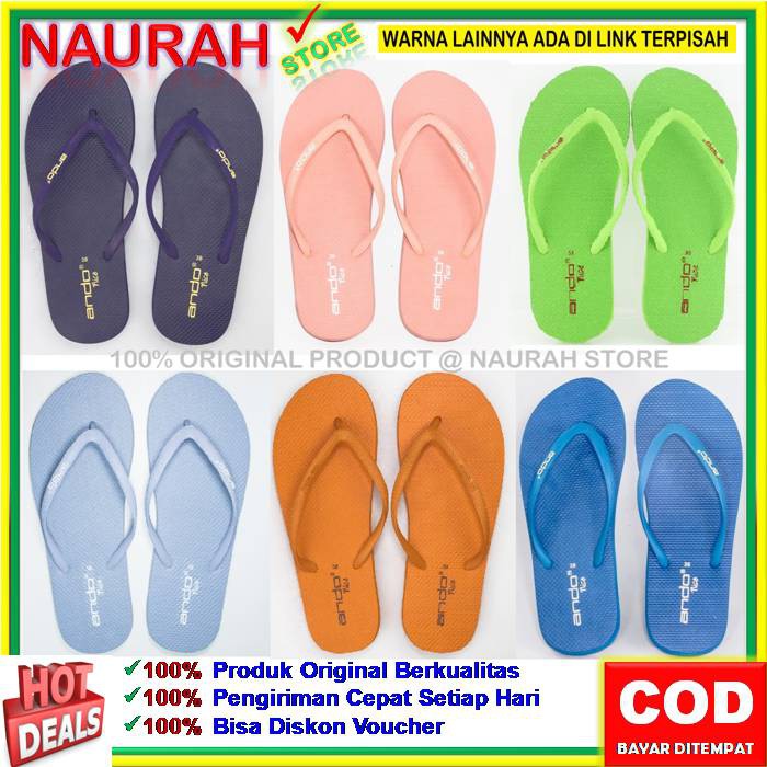 ANDO NICE SANDAL JEPIT TERBARU DIJAMIN 100% ORIGINAL BAHAN FULL KARET KUALITAS IMPORT PROMO DISKON