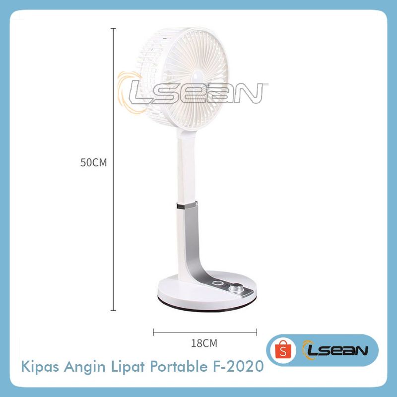 KIPAS LAMPU USB FAN LIPAT PORTABLE F-2020