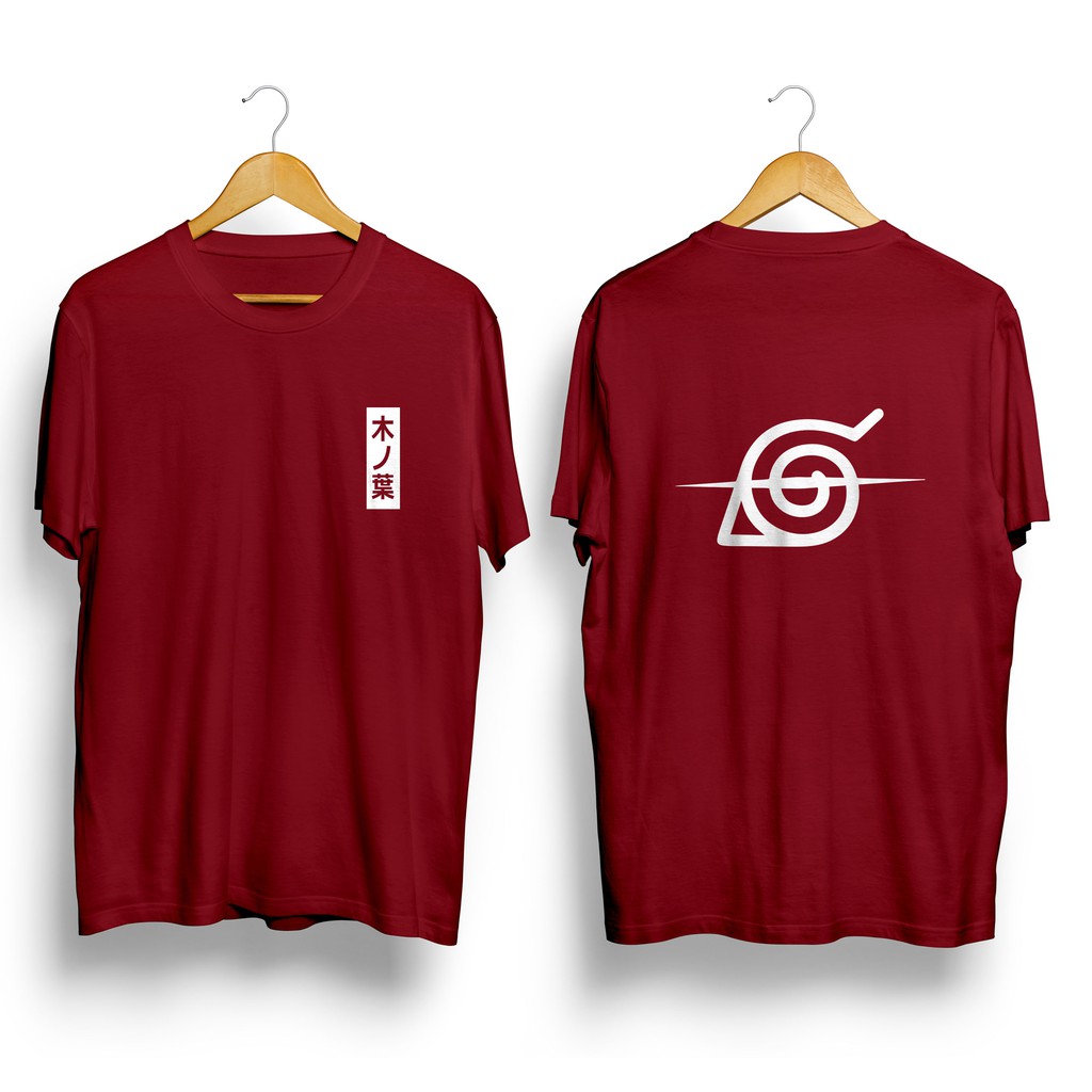 Kaos ANIME NARUTO KONOHA ITACHI SASUKE SCRATCH / KAOS LOGO KONOHA CORET KAOS DISTRO KONOHAGAKURE