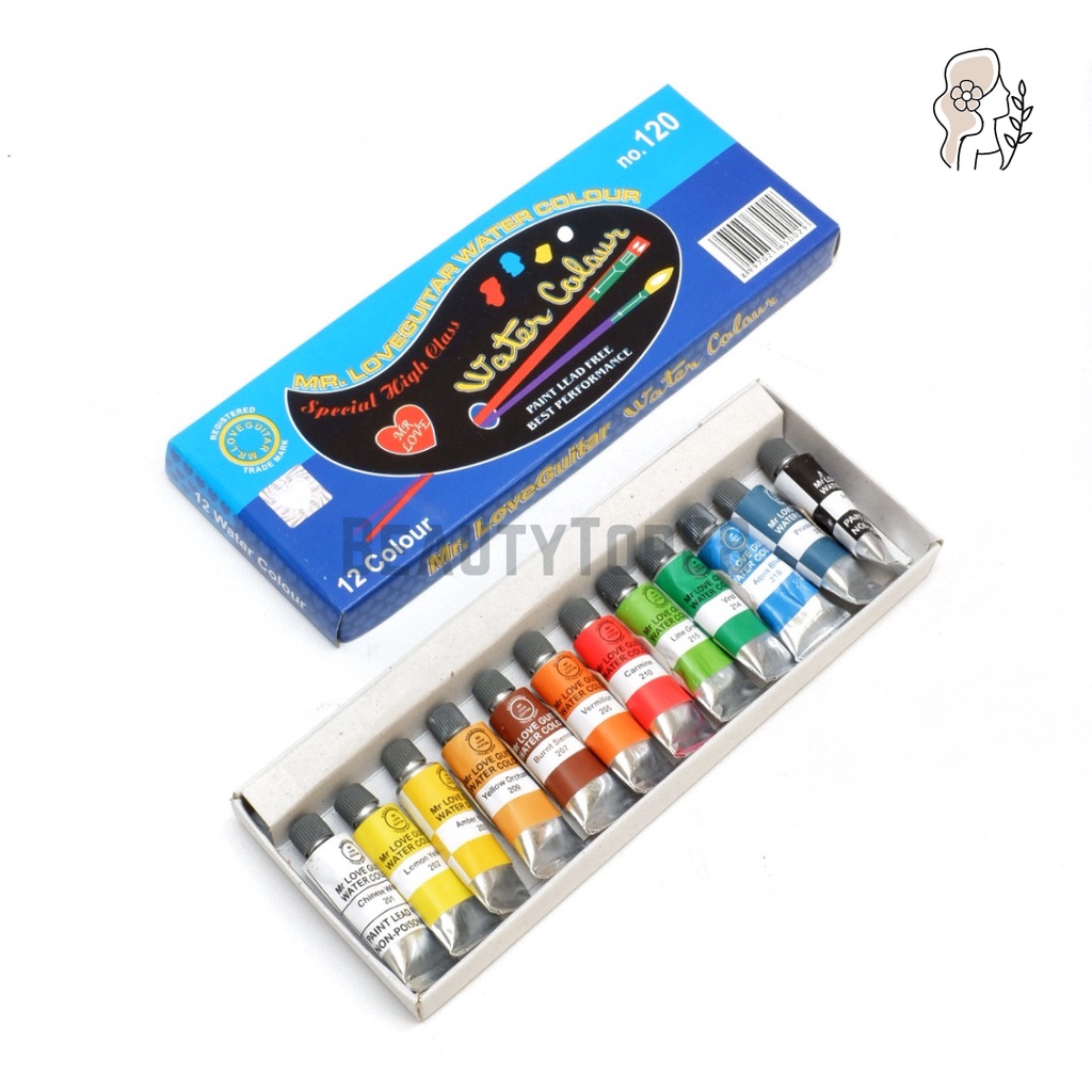 

Cat Air Mr Love Guitar 120 / Cat Lukis Besar 12 Warna Water Colour
