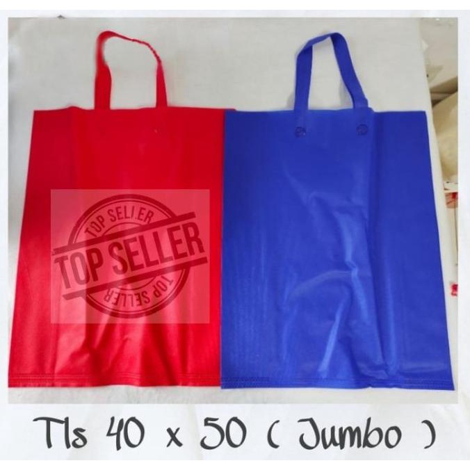 Premium Product Tas Kain Spunbond Tali Goodie Bag Uk 40 X 50 Jumbo - Paling Dicari