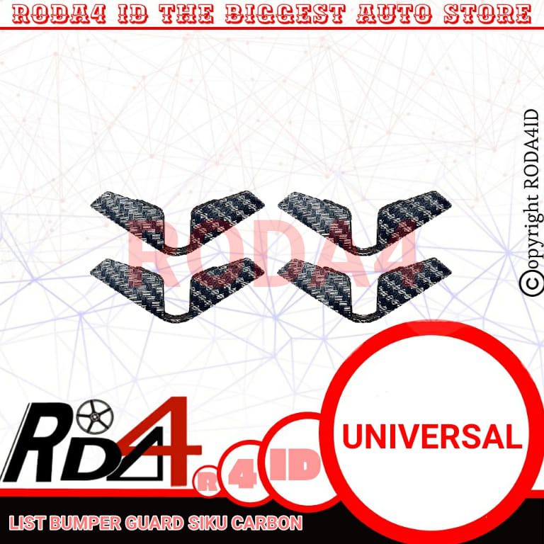 List Bumper Guard Siku Carbon Universal