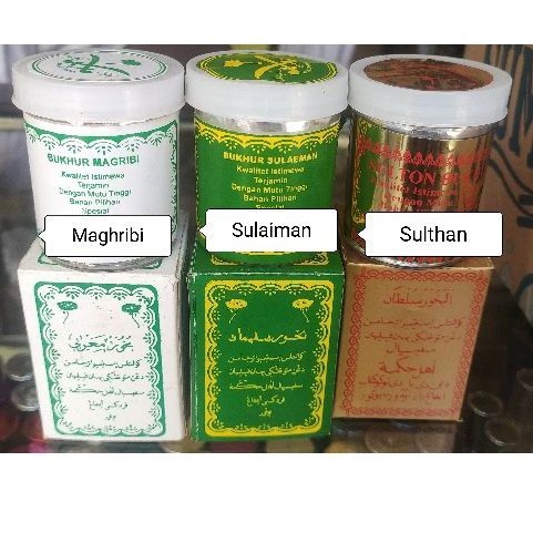 Buhur Maghribi Bubuk Gahru Maroko Bukhur Arab Magribi Almaghribi المغربى Sulaiman dan Sultan / Sulth