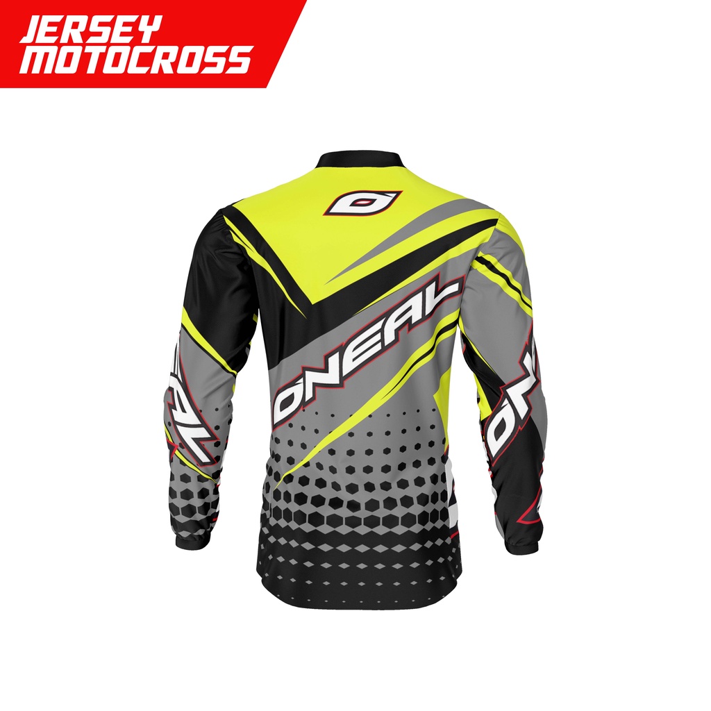 JERSEY RACING MOTOR CROSS LONG SLEEVE MOTOCROSS LENGAN PANJANG SERIES 1