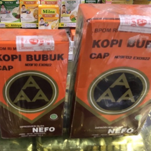 Kopi Bubuk Hitam Cap AAA Jambi 500gr