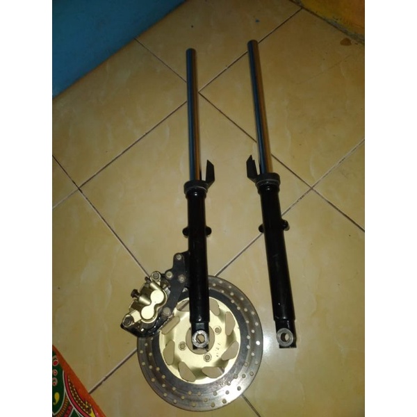 SOK DEPAN SHOCK DEPAN RX KING COBRA RX S RX K RX R ORIGINAL COPOTAN BERKODE SET KALIPER NEW / PALA B