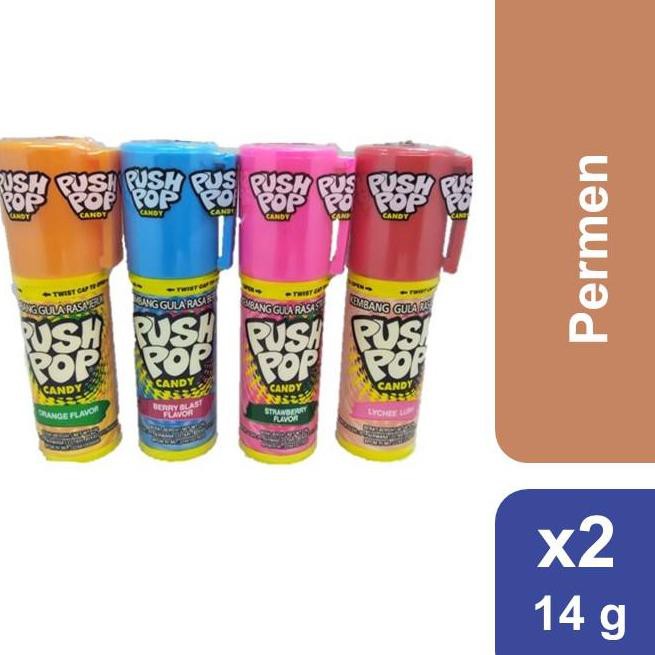 

『Launching』 Push Pop Candy 14 gr x 2 Pcs