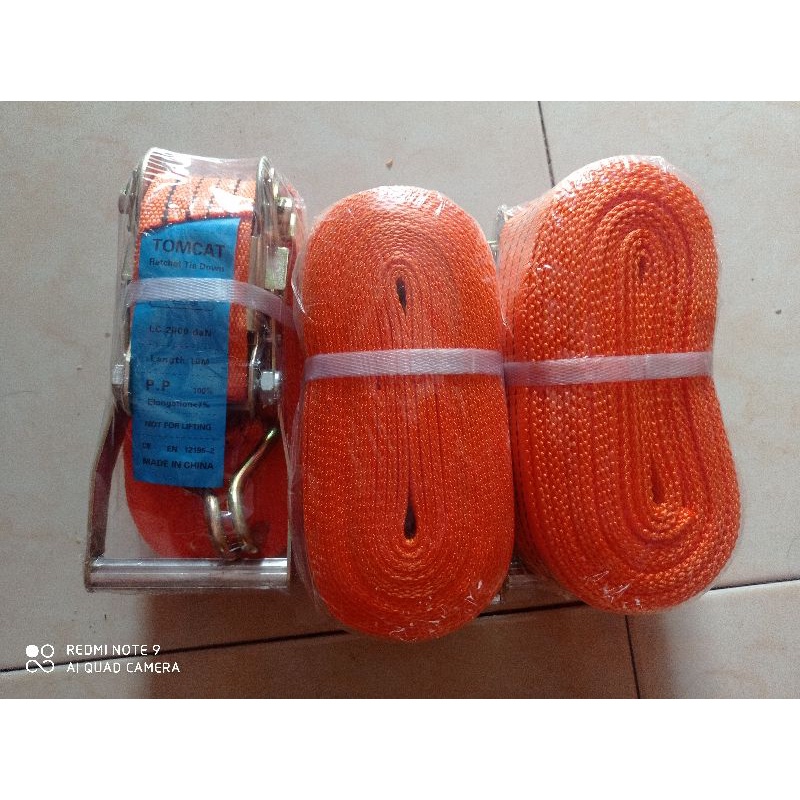 Trek belt 10M  tali sound / tali serbaguna/ tali truk /tali barang / rachet