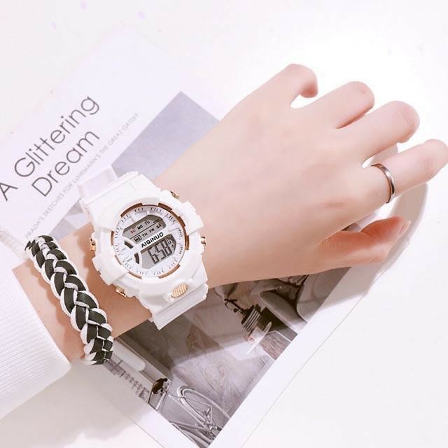 (BLT) JAM TANGAN PRIA WANITA DIGITAL RUBBER SPORT LED ANAK REMAJA DEWASA / jam casual waniata korea fashion