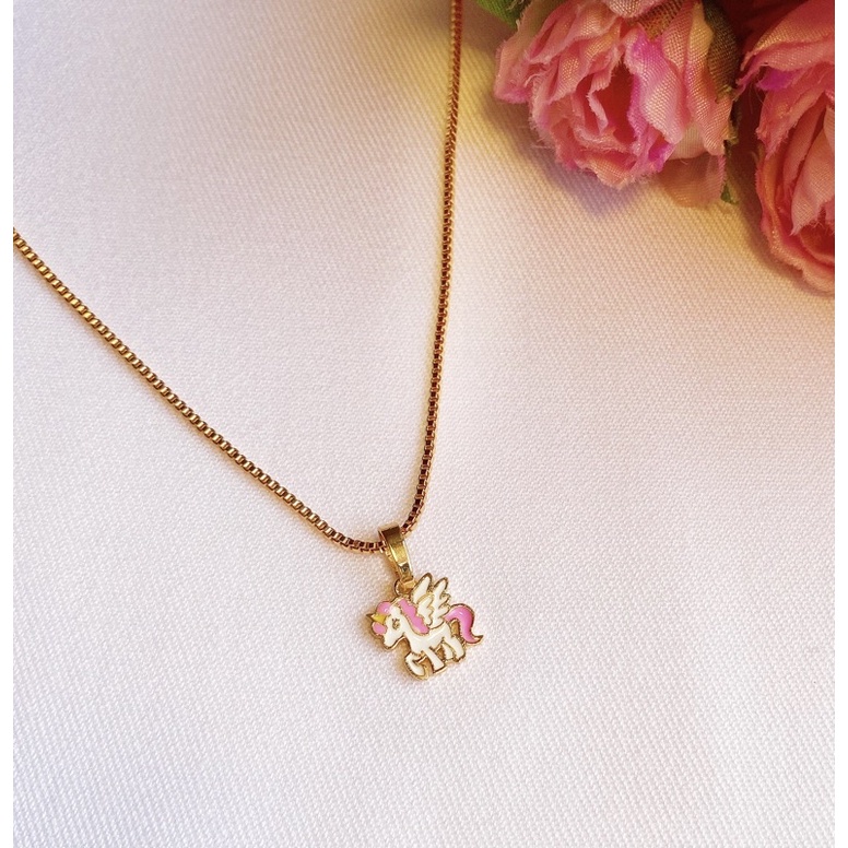 Kalung Anak Lapis Emas Unicorn