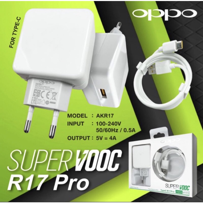 JAYALARIS TC Oppo R17 Pro Vooc / Charger Oppo R17 Pro
