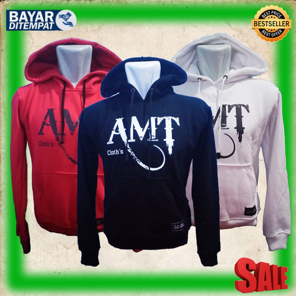 SWEATER HOODIE AMT_CLOTH'S SWEETER COWOK HODIE PRIA ATAU WANITA TERMURAH TEBAL FLEECE POLOS KEREN