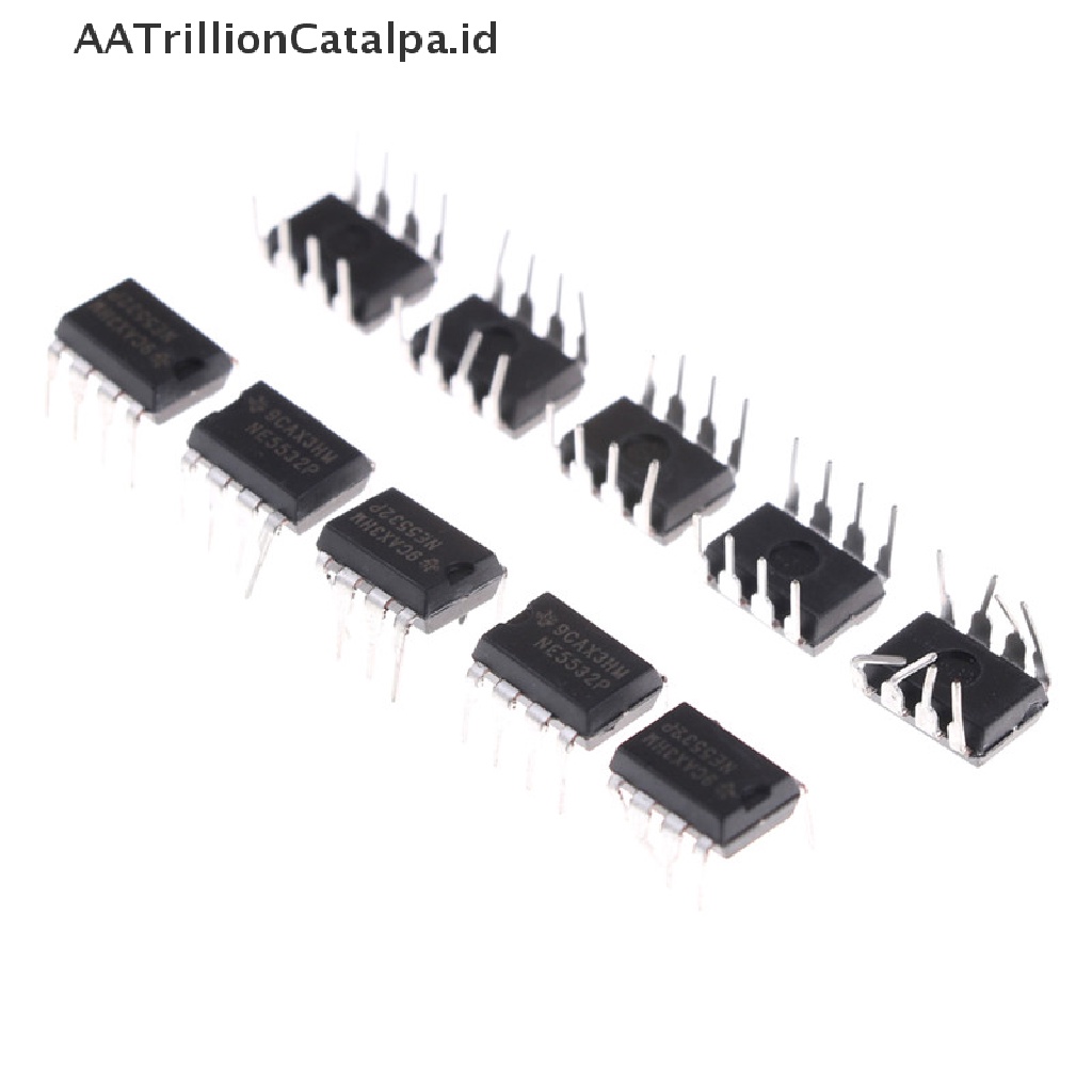 10pcs IC NE5532P NE5532 DIP-8 Dual Low Noise Op-Amp TI
