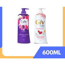 Sabun Mandi Cair GIV 600ml Kemasan Pump Botol