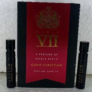 Vial Set Parfum OriginaL Clive Christian Noble VII Rock Rose &amp; Cosmos Flower