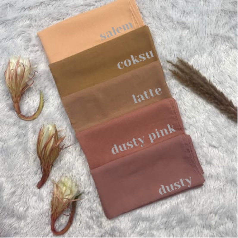 Hijab Segiempat Polycotton 115 x 115 Warna Part 1 Bella Square-4