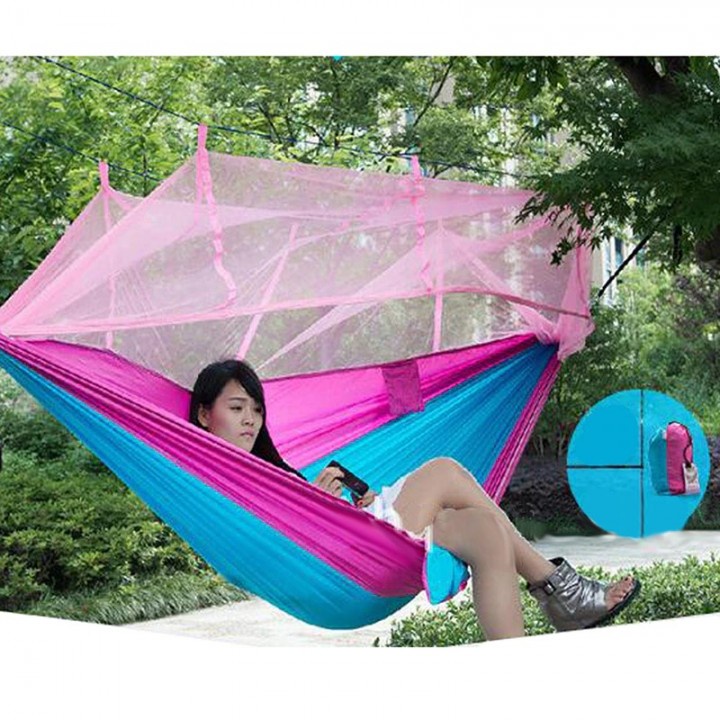 104 Hammock Camping with Mosquito Net - 260x140cm - Tempat Tidur Gantung