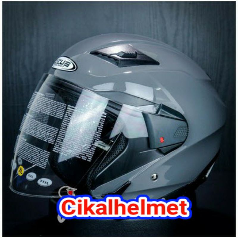 ZEUS HELM ZS 611 SOLID | GREY 11c  | ZEUS HELM ORIGINAL TERMURAH