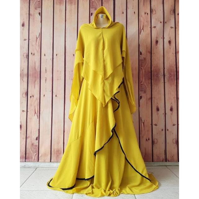 Gamis Cerruty REMPEL JUMBO / Gamis jumbo / Gamis big size / Dress jumbo