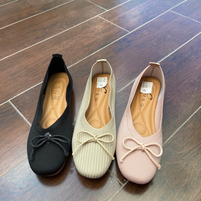 Cameo 19-5 Sepatu Pansus Cewek Rajut Import