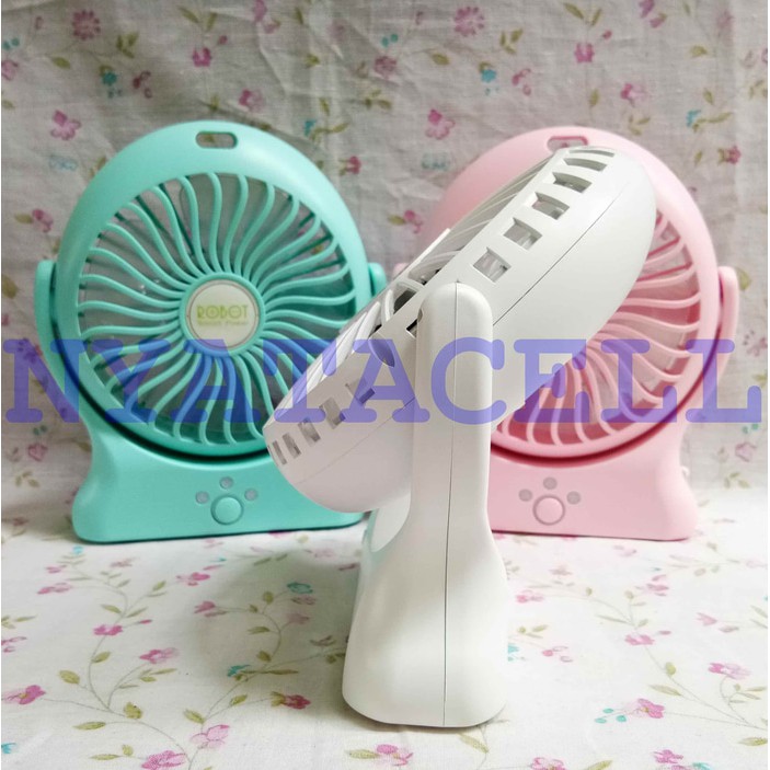 Powerbank Robot RT-BF06 2000mAh Kipas Angin/Power Bank Portable   termurah