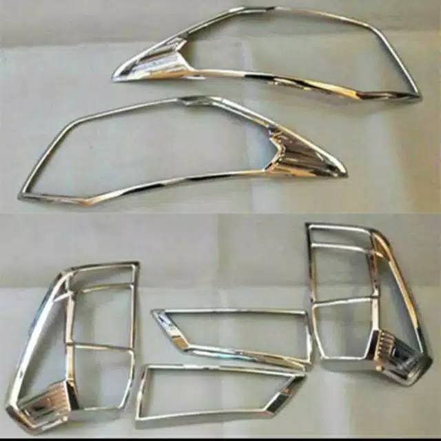 Garnish List Lampu Depan Belakang Calya Sigra Chrome
