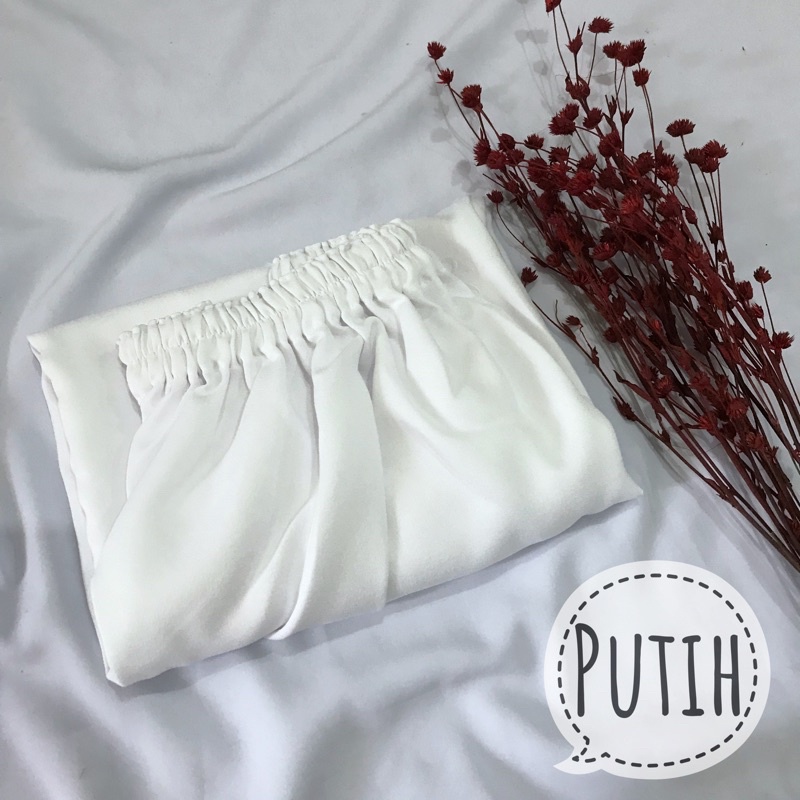 ROK PANJANG MOSCREPE PREMIUM TIDAK NERAWANG-Moscrepe puber