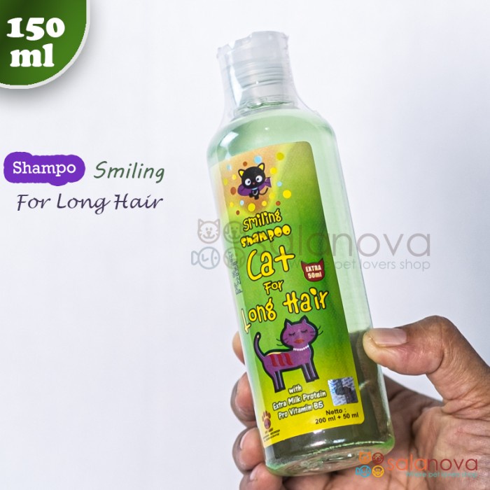 Smiling For Long Hair Shampo Kucing Untuk Bulu Panjang 250ml